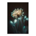 Tekstil plakat med lyst blomsterhjerte - Treechild