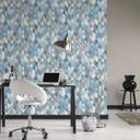 A.S. Création Scandinavian 2 Papier peint géométrique - Bleu, Gris