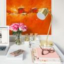 Zelfklevende Poster - Schüßler - Composition in Orange