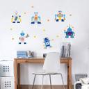 Sejt Robot Sæt Drenge wallsticker