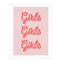 Plakat Kerr-Dineen - Girls Girls Girls