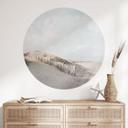 Vinilo decorativo Paisaje de dunas en el Mar del Norte - Annie - Redondo