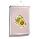 Póster Aguacate feliz