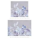 Papel pintado Plantas en acuarela azul - Haase