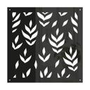 Separador de ambientes, tabique hojas florales - decoración acrílica