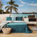 Fototapet - Colombo - Bungalows Maldiverne