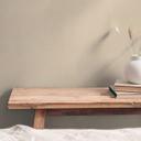 Unit tapet med linnedlook beige - Ensfarvet Ikke-vævet tapet med stofstruktur