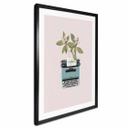 Póster Frida Floral Studio - Máquina de escribir botánica