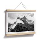 Póster vista de los Alpes - paisaje montañoso de los Dolomitas