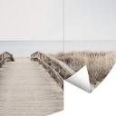 Fototapet med udsigt over Østersøen - rund - vliesetapet/selvklæbende non-woven tapet