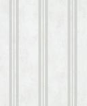 Non-woven tapet med striber og metallic-effekt grå striber 