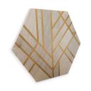 Hexagon Hout berkenfineer - Fredriksson - Golden Hexagons