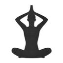 MDF - Decoración en madera - postura de yoga sentado 02