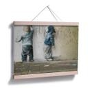 Plakat Banksy - Boys drawing