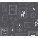 A.S Créations Boys & Girls 6 Papier peint pour chambre d´enfant, Gris, Argent, Rosa