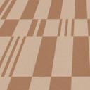 Papel pintado no tejido, papel pintado gráfico La Terrasse marrón