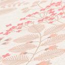 Papel pintado floral beige blanco estilo retro - Papel pintado no tejido floral con hojas
