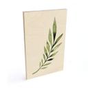 Cuadro de madera Kvilis - Hoja de palmera