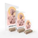 Akrylglas borddekoration Statue af gudinden Artemis - Grace Digital Art