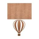 Decoración en madera para habitación infantil conjunto globo aerostático con nubes y estrellas - mad