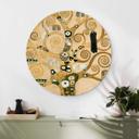 Tableau sur alu-Dibond rond Klimt - Der Lebensbaum
