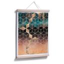 Frederiksson Plakat - Gold Green Geometry