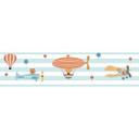 A.S. Création Lovely Kids Frise autocollante enfant - Bleu, Orange