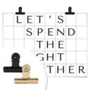 Plakat - Gitter - Let's spend the night together