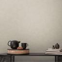 Papel pintado liso gris beige - Papel pintado tejido-no tejido moderno y monocromo para cocinas