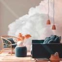 Clouds Clouds2 tapet i gråhvid - non-woven tapet Designwalls 2 - 2,55 x 3,5 m