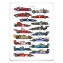 Póster Sparshott - Coches de carreras
