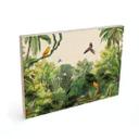 Cuadro de madera Kikki Belle - Pájaros tropicales