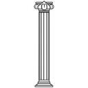Sticker mural - Colonne antique