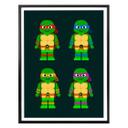Póster Gomes - Juguete Teenage Mutant Ninja Turtles