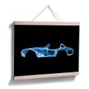 Plakat - Mileu - Blue car