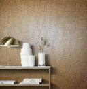 Tekstureret, non-woven Natural Opulence tapet i kobber