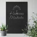 MDF - Decoración en madera Hakuna Matata con flor