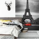Papier peint photo La Vie est Belle - rouge - 144x260 cm