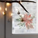 Cuadro de ventana con piñas de Pascua