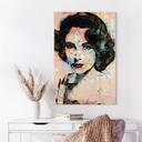 Akrylbillede Zamart - Hyldest til Miro - Liz Taylor