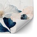 Salpicadero de cocina autoadhesivo Treechild - sueños florales en azul y rosa pálido
