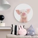 Tableau sur alu-Dibond Sisi & Seb - Porcelet - Rond