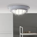 Wand- und Deckenleuchte Sina, grau, 10 x 29 cm, Metall Deckenlampe, dimmbar