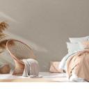 Papel pintado liso gris beige - Papel pintado tejido-no tejido moderno y monocromo para cocinas