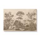 Houten Wanddecoratie met tuinlandschap in beige - Ms Tiff