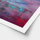 Póster Lluvia violeta sobre niebla azul - Schmucker