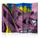 Rumdeler - Street art - Graffiti , 5-delt - 225x172 cm