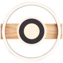 Deckenleuchte Leopold, braun, 5,5 x 39 cm, Holz Moderne LED-Deckenleuchte, dimmbar