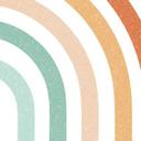 Fototapet Boho Rainbow