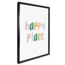 Póster de refranes - Lugar feliz